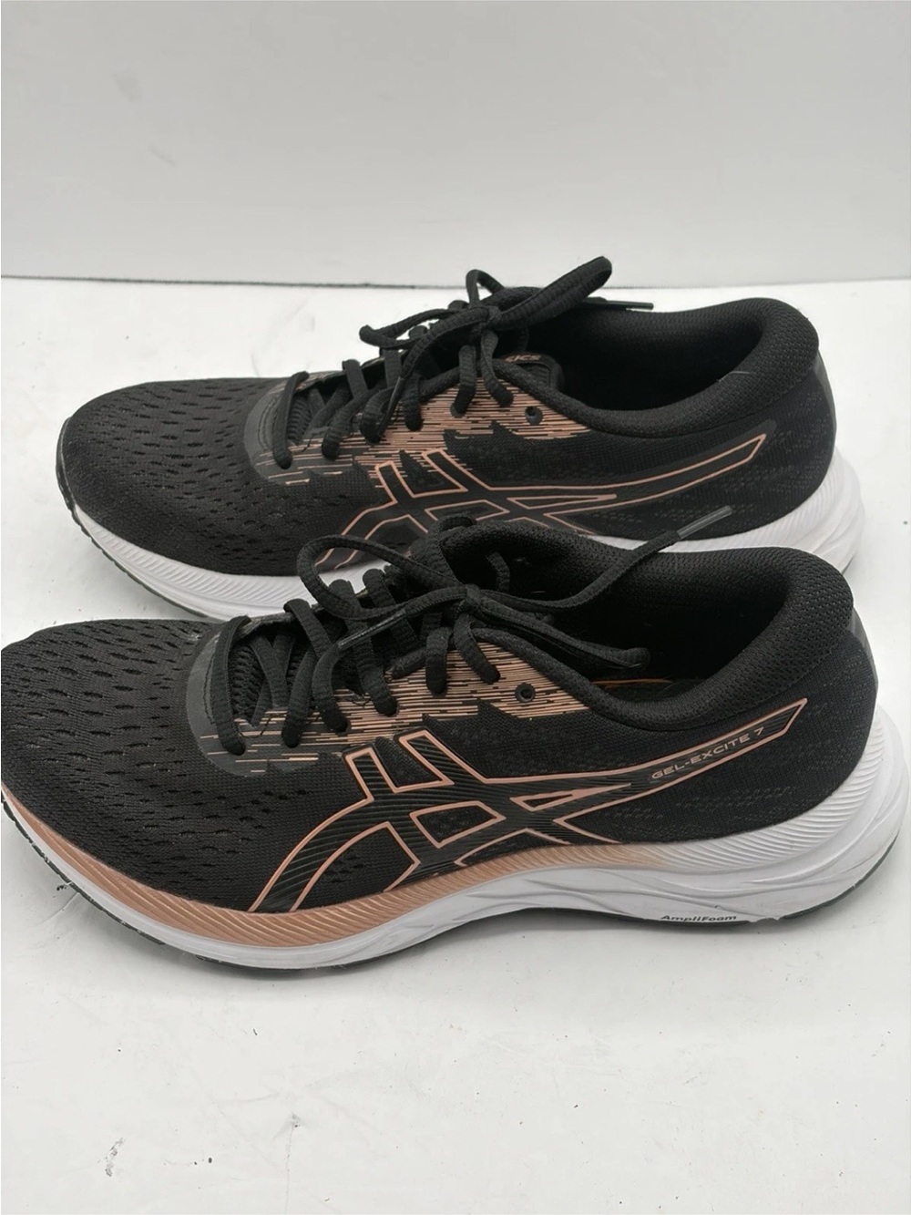 ASICS Gel-Excite 7 Womens Running Shoes Black Rose Gold 1012A562 Size 7.5 - Picture 6 of 16